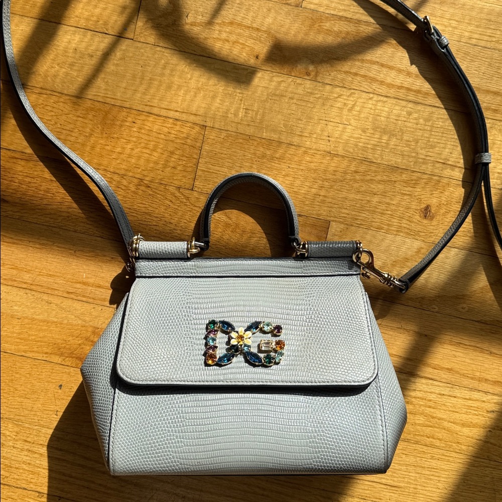 Dolce & Gabbana Gray Crossbody Bag